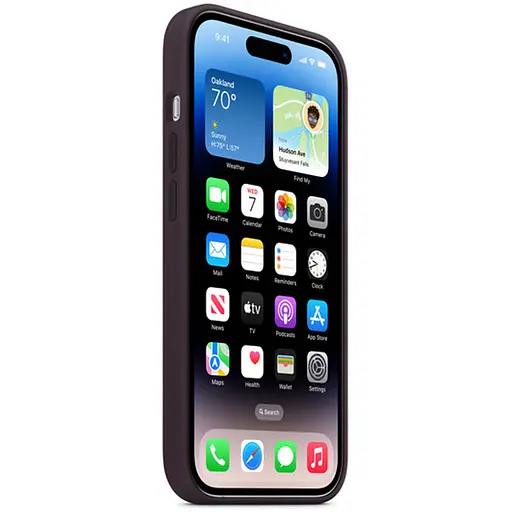 Чехол Epik Silicone Case Full Protective (AA) для Apple iPhone 15 (6.1) Фиолетовый/Elderberry - фото 2
