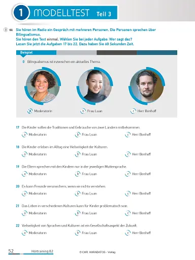 Hörtraining neu für das Goethe Zertifikat B2. Übungsbuch - фото 4