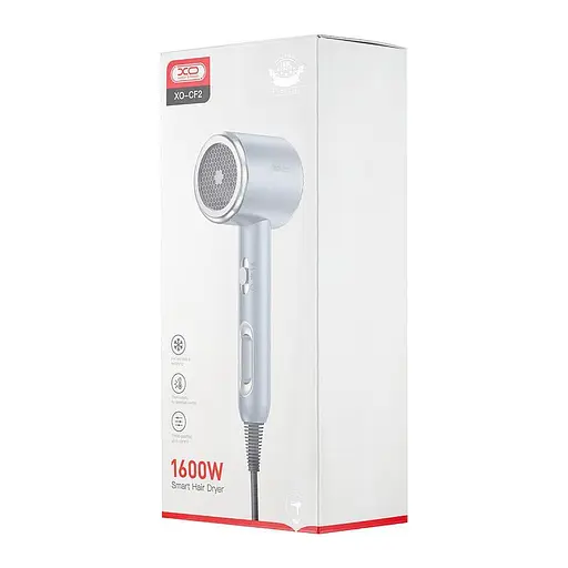 Фен XO CF2 1600W Handheld Temperature Control Hair Dryer голубой - фото 4
