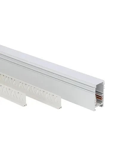 Магнитный шинопровод врезной Nowodvorski 11624 LVM Recessed Track 1m IP20 белый - фото 5