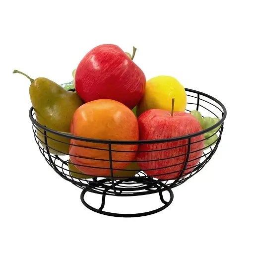 Ваза для фруктов Lemax 24х24х12 см черная матовая (LF-2002287 BL) - фото 2