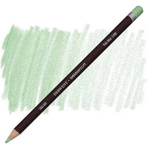 Карандаш цветной Derwent Coloursoft С490 Мятный бледный
