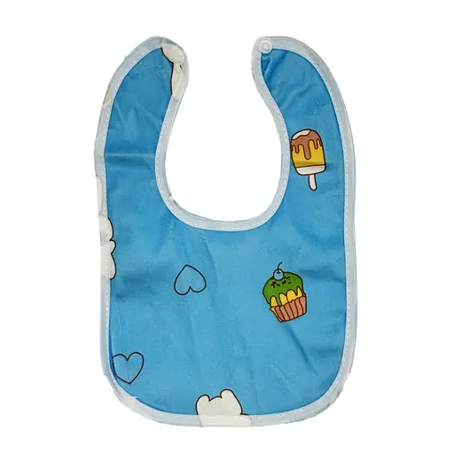 Дитячий тканинний слинявчик MGZ-0600-9 на кнопці