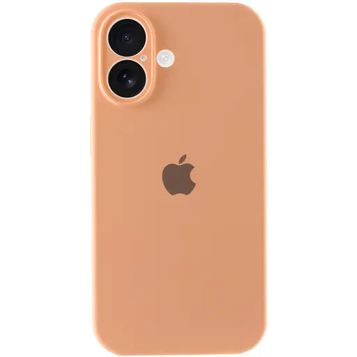 Чехол Epik Silicone Case Full Camera Protective (AA) для Apple iPhone 16 (6.1) Оранжевый/Cantaloupe - фото 5
