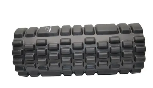 Масажний ролик (роллер) PowerPlay 4025 Massage Roller Чорно-помаранчевий (33x15 см) (PP_4025_Black/Orange) - фото 4