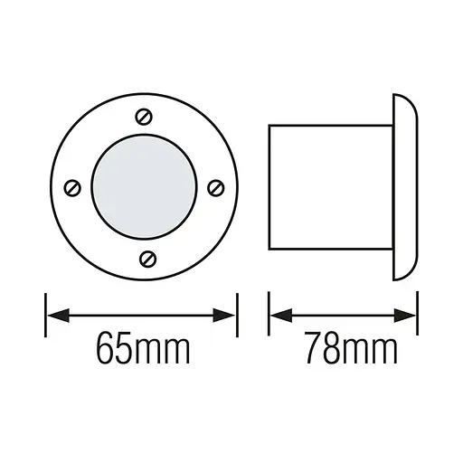 Світильник тротуарний AZUR-1 (079-029-0001-010) мат.хром - фото 2