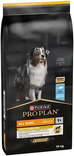 Сухий корм для дорослих собак Purina Pro Plan з надлишковою масою тіла та/або стерилізованих з білою рибою 14 кг - фото 3