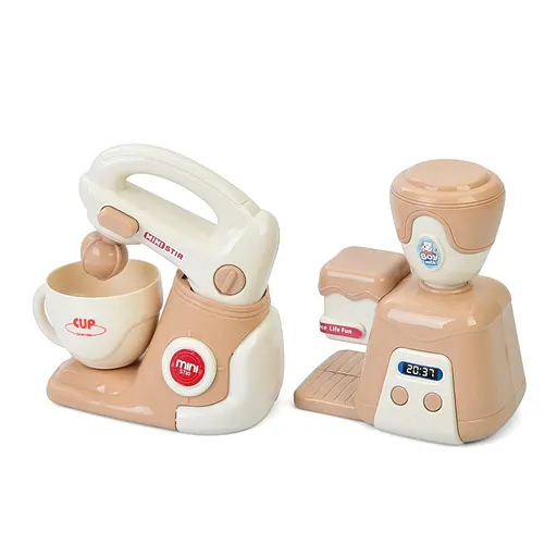 Детская бытовая техника "Миксер-Кофемашина" Bambi E05 механический вращающийся венчик - фото 2