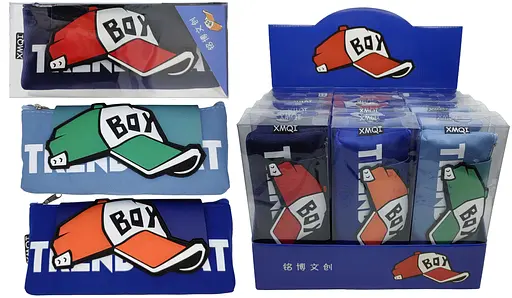 Пенал-косметичка Кепка-Boy, PVC, Н-372 (в ассортименте) - фото 2