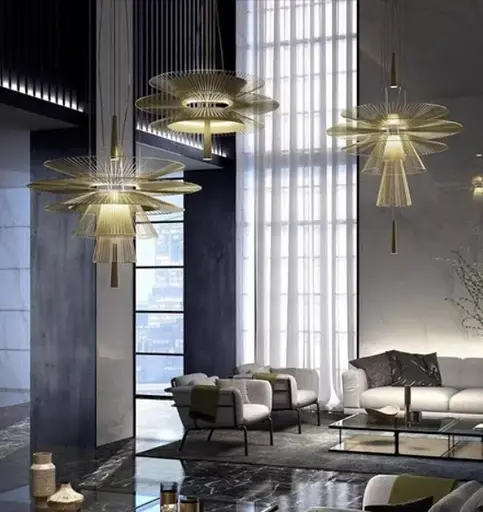 Світильник підвісний KLOODI DECO PE-ARTOS680 3K GD - фото 2