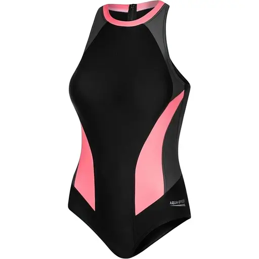 Купальник Aqua Speed ​​Nina XL Чорний/Рожевий (1000-344-133-XL)