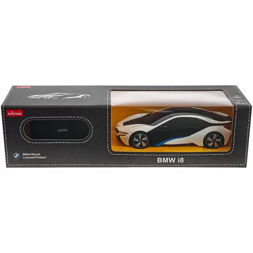 Машинка Rastar BMW i8 1:24 Сріблястий - фото 8