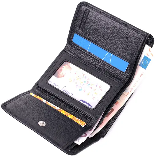 Кожаный женский кошелек ST Leather 11х8.7х2 см acs0028386 - фото 4