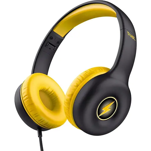 Наушники Trust Nouna Headphones mini-jack Mic черные