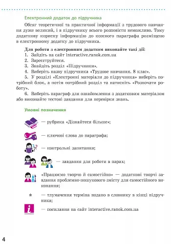 Трудове навчання. Підручник. 8 клас - фото 2