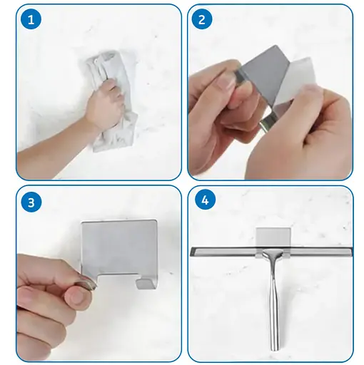 Скребок для стекла Rea Black REA-70001, Черный - фото 6