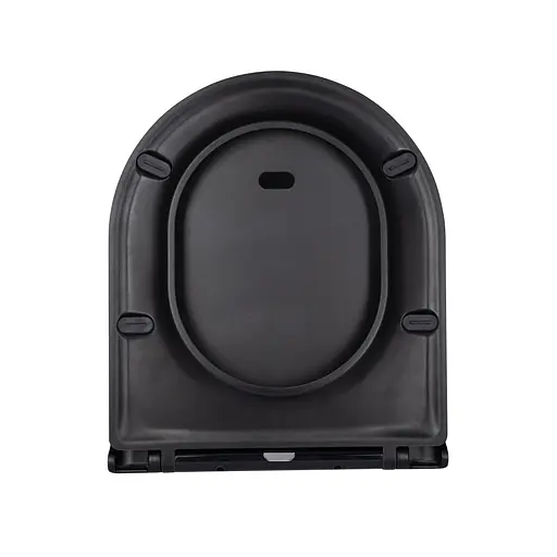 Сиденье для унитаза Qtap (Robin) с микролифтом Slim QT99HY2411MB, Черный матовый - фото 5