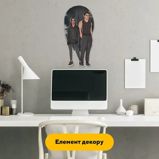 Деревянный фигурный пазл Кай и Бенкс, А2, Картонная коробка 300+ элементов - фото 5