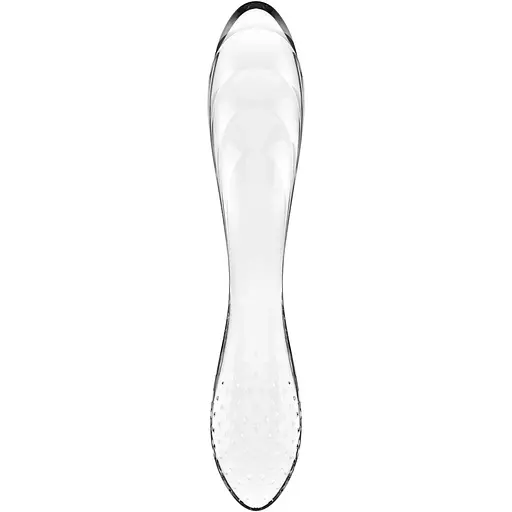 Двосторонній скляний дилдо Satisfyer Dazzling Crystal 1 Transparent - фото 2