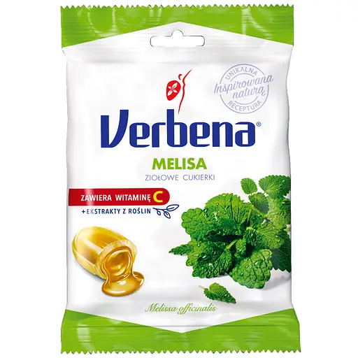 Леденцы Verbena с мелиссой и витамином С 60 г
