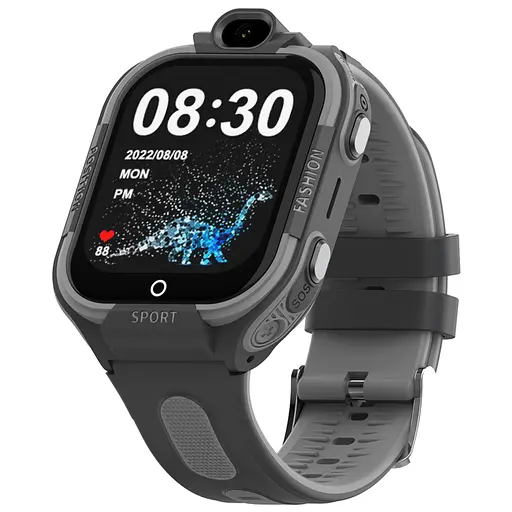Смарт-часы детские Wonlex KT35 с камерой WI-FI GPS SIM-карта силиконовый ремешок Black (17976)