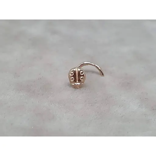 Золота сережка-пірсинг Dear в ніс Dear. 1008 - фото 2