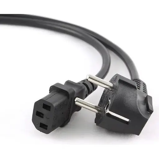 Шнур сетевой кабель питания сетевой 3x0.75 мм для ПК 1.8 м Atcom черный