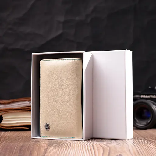 Кожаный женский кошелек ST Leather 14х9х2 см acs0028358 - фото 8