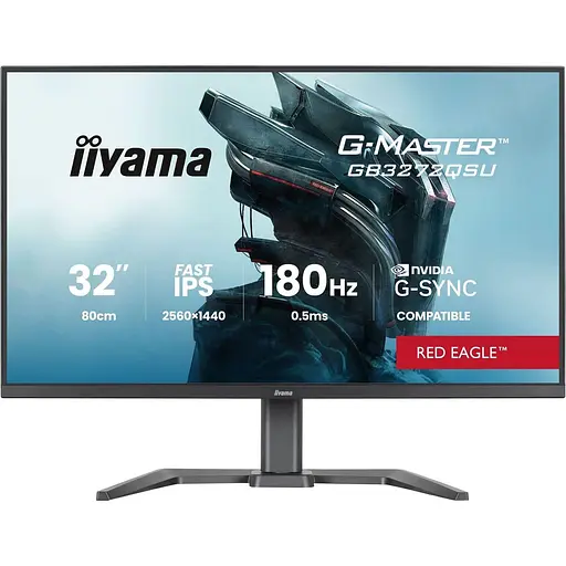 Монитор Iiyama 31.5" GB3272QSU-B1 QHD IPS 180Hz (GB3272QSU-B1) - фото 1