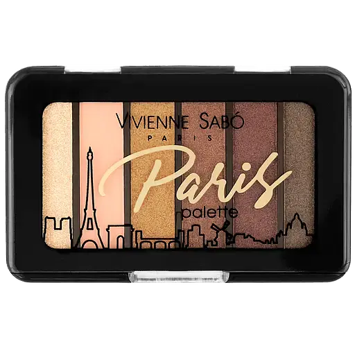 Палетка теней для век Vivienne Sabo Paris 6 цветов, тон 02, 6 г. (8000019110836) - фото 2