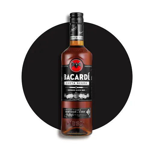Ром Bacardi Carta Negra чорний, 40%, 0,5 л