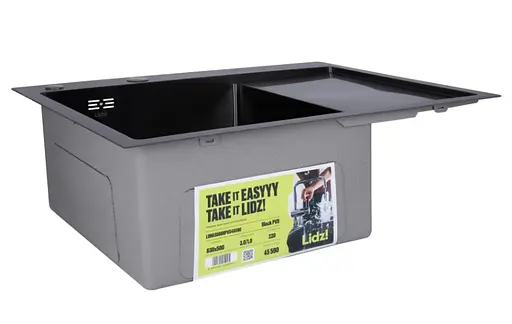 Кухонная мойка Lidz Handmade 3.0/1.0 мм H6350BR LDH6350BRPVD45590 - фото 4