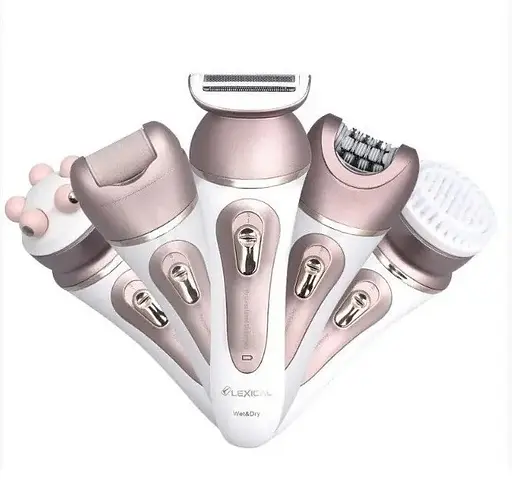 Жіночий епілятор Lexical LEP-5550 5 в 1 для тіла та зони бікіні - фото 4
