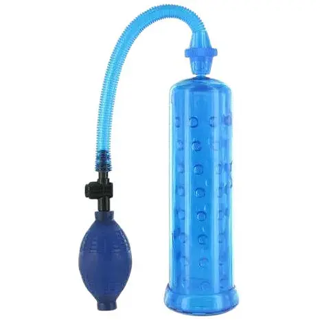 Вакуумна помпа XLsucker Penis Pump Blue для члена длина до 18 см диаметр до 4 см
