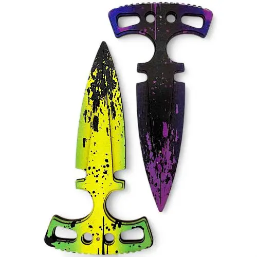 Комплект сувенирных деревянных ножей, модель «Тычковый CONTAGION» DAG-Con Сувенир-декор (4820242992477) - фото 1