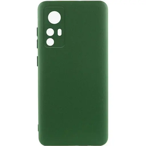 Чохол TPU Getman Liquid Silk Full Camera для Xiaomi Redmi Note 12S Зелений / Dark green