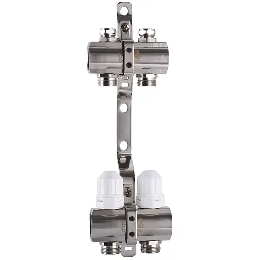 Коллектор с регуляторами и креплением ECO 001С 1″x2 000008832 - фото 1