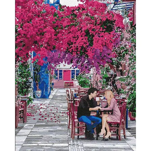 Картина по номерам. "Волнительный момент" 40*50см KHO4735