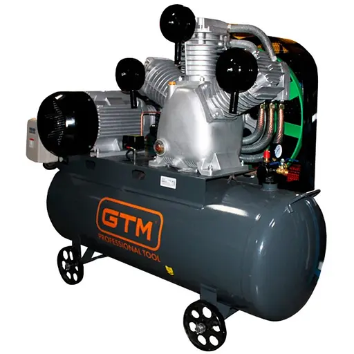 Поршневой воздушный компрессор 300 л GTM KCJ3100-300L ременный - фото 1