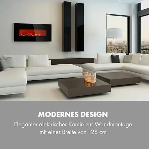 Електричний камін Klarstein Lausanne Long 1600 Вт 40 м² (10034251) - фото 7