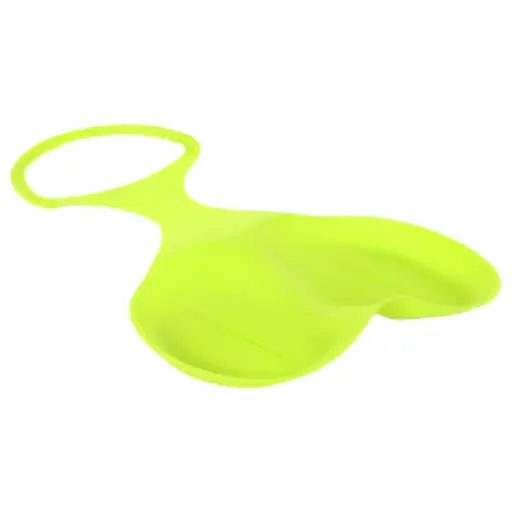 Детская ледянка MS 0519-1-4, з морозостойкого пластика, желтая