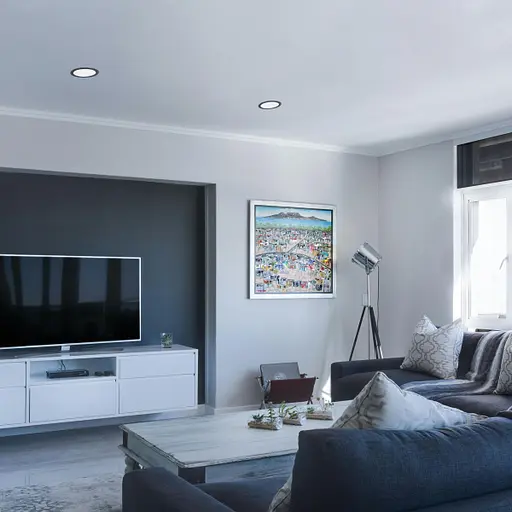 LED світильник Back вбудований круглий VIDEX 20W 5000K Black - фото 4