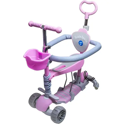 Самокат Scale Sports Smart 5 в 1 Рожевий 000283585