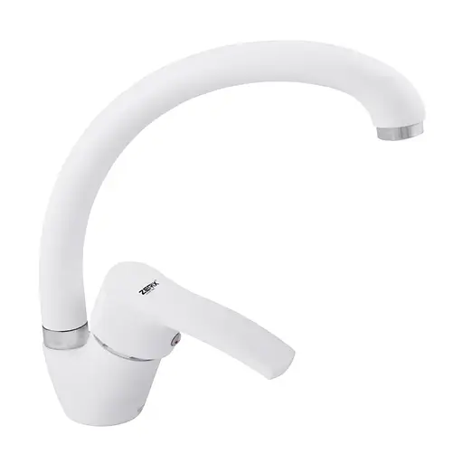 Смеситель для кухни Zerix YUB 279 white ZX2763 Белый матовый - фото 1