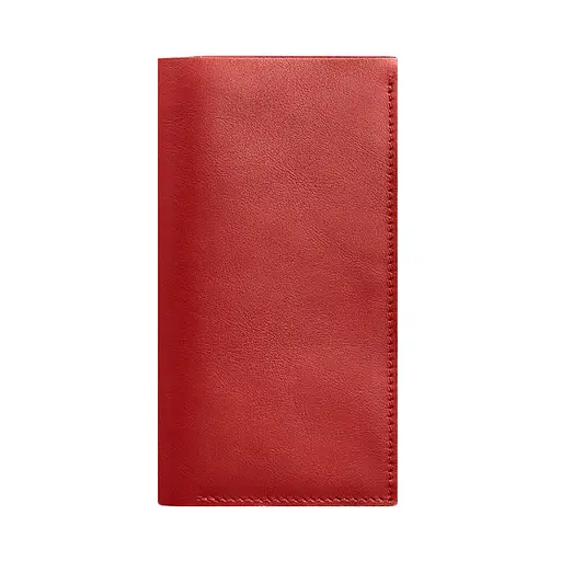 Кожаный женский тревел-кейс 3.1 Красный - фото 8