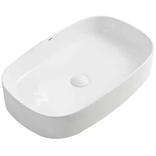 Умивальник накладний Mixxus Premium Bevel-0105 610x375x120 мм MP6524, Білий - фото 1