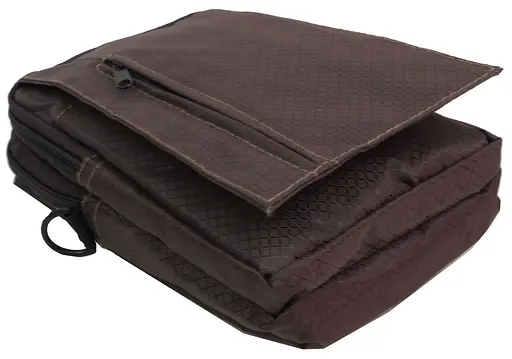 Невелика чоловіча сумка для носіння на плечі або коричневій ремені Nobrand 12х17х4 см sum0023996 - фото 17