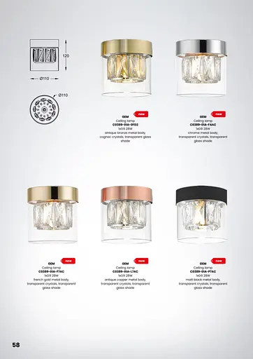 Спот Zuma Line C0389-01A-F7AC GEM - фото 3