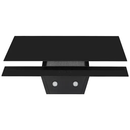 Вытяжка декоративная наклонная Минола HVS 9412 BL 850 LED - фото 9