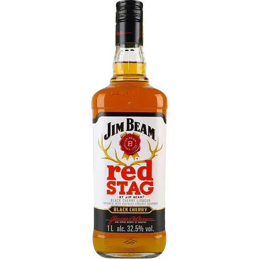 Лікер Jim Beam Red Stag Black Cherry 32.5% 1 л - фото 1